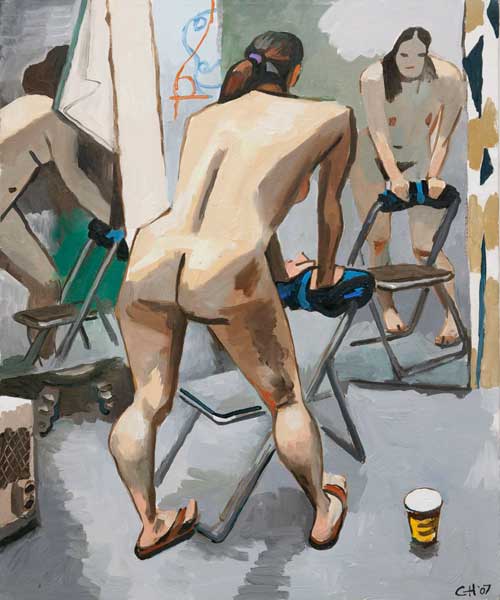 nude painting by the Venice painter, Curtis Hoekzema.