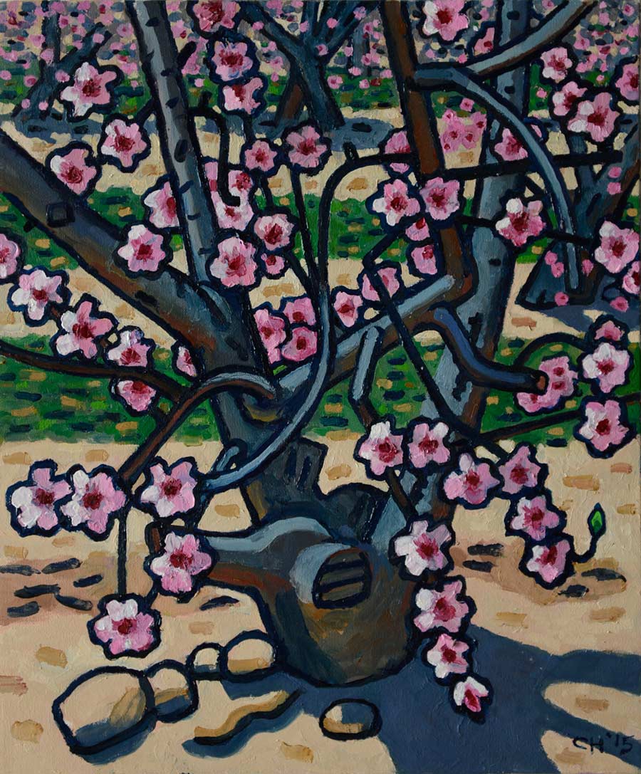 oil painting by the Venice painter, Curtis Hoekzema.