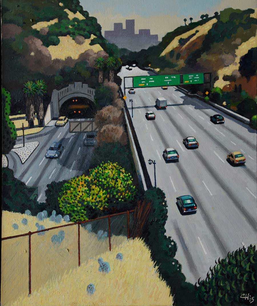 LANDSCAPE - oil painting by the Venice painter, Curtis Hoekzema.